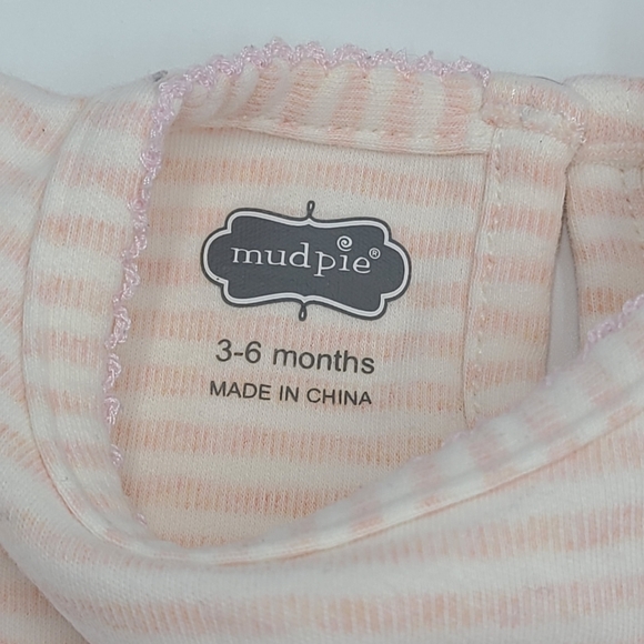 Mud Pie baby girl bunny outfit with tutu size 3-6 months - Picture 4 of 5